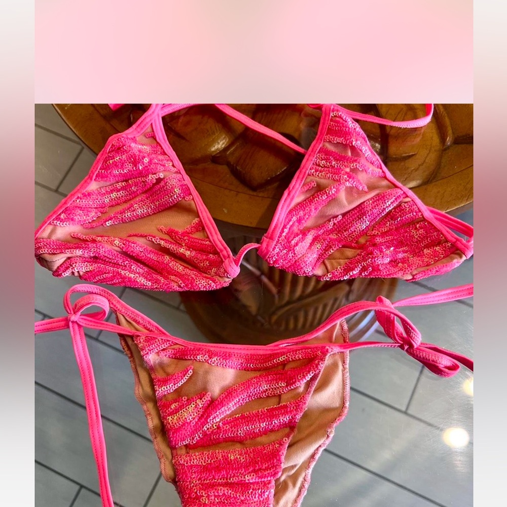 Bikini handmade #sequin #handmade